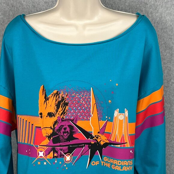 Marvel Guardians of the Galaxy Pullover Sweatshirt Disney EPCOT Womens XL Cosmic - Picture 2 of 10